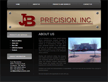 Tablet Screenshot of jandbprecision.com